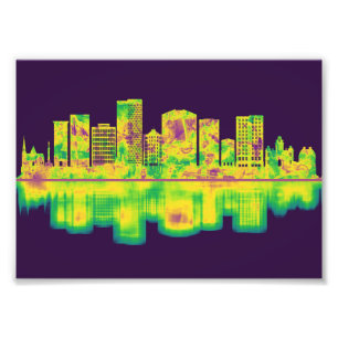 Impression Photo Skyline de Greenville en Caroline du Sud