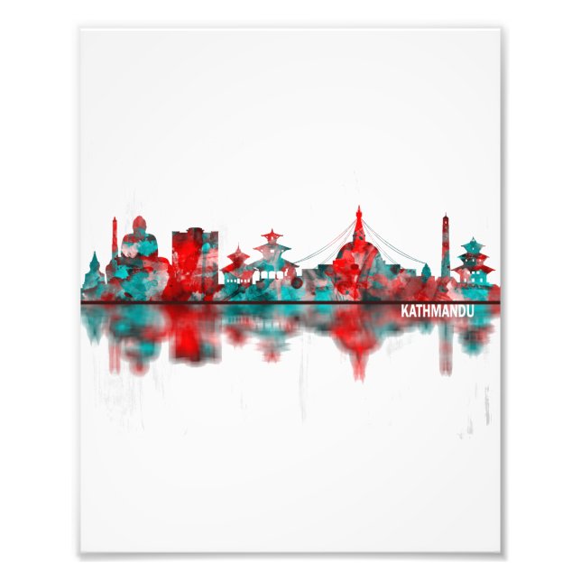 Impression Photo Skyline de Katmandou (Devant)
