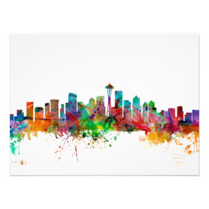 Impression Photo Skyline de Seattle