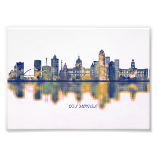 Impression Photo Skyline Des Moines