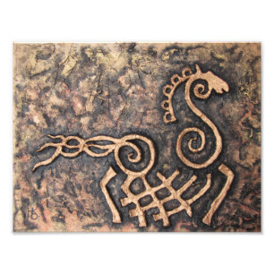 Impression Photo Sleipnir, cheval à huit pattes d'Odin
