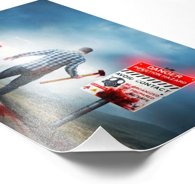 Impression Photo SlipperyJoe's Happy Halloween cadavre zombies airp (Coin)