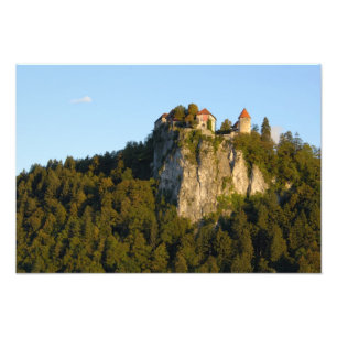 Impression Photo Slovénie, Bled, lac de Bled, château de Bled sur