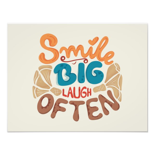 Impression Photo Smile Big Laugh Souvent : Joyeux (Devant)