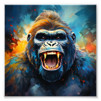 Smiling gorilla