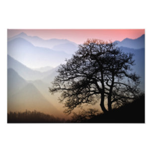 Impression Photo Smoky Mountain Sunset from the Blue Ridge Parkway