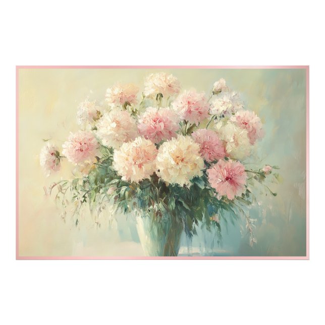 Impression Photo Soft Pastel Floral Bouquet  (Devant)