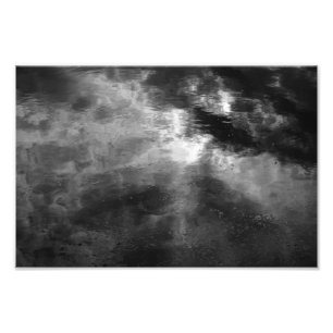 Impression Photo Soleil, Nuages, Eau Et Algues
