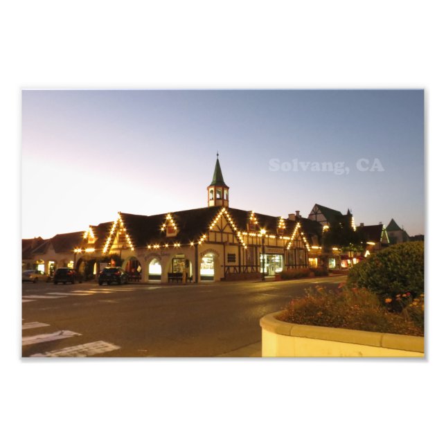 Impression Photo Solvang Californie (Devant)