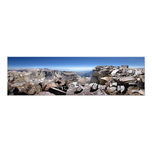 Impression Photo Sommet du mont Whitney - sentier John Muir (Devant)