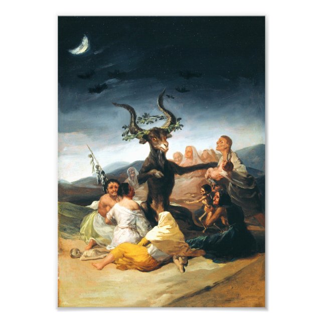 Impression Photo Sorcières Goya Sabbath Imprimer (Devant)