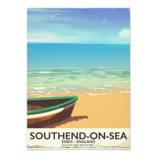 Impression Photo Southend-on-Sea, Essex Affiche de voyage vintage