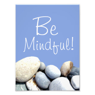Impression Photo Soyez Conscient Motivationnel Citation Typographie