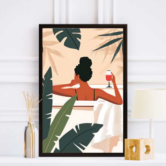 Impression Photo Spa intérieur de la jungle (Créateur téléchargé)