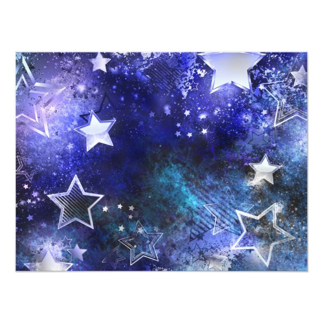 Impression Photo Space Background with Stars (Devant)