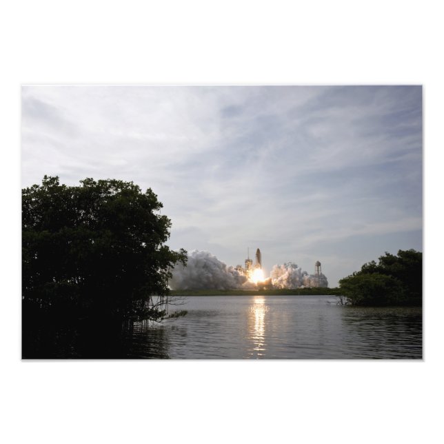 Impression Photo Space Shuttle Endeavor se lève (Devant)