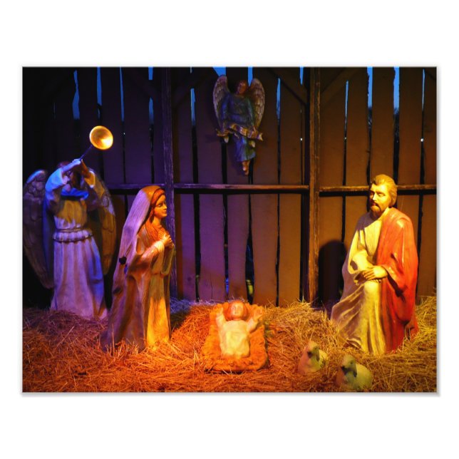 Impression Photo Spectacle de Noël de la crèche à Washington DC (Devant)