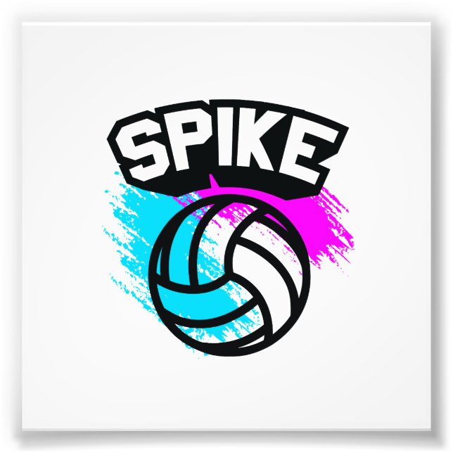 Impression Photo Spike Volleyball (Devant)