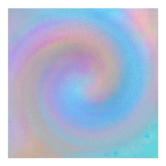Impression Photo Spirale Iridescendante (Devant)