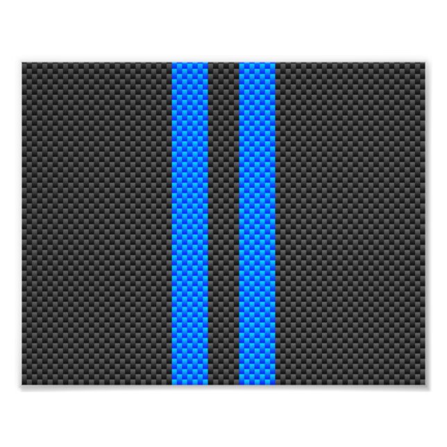 Impression Photo Sporty Sky Blue Carbon Style Fibre Stripes de cour (Devant)