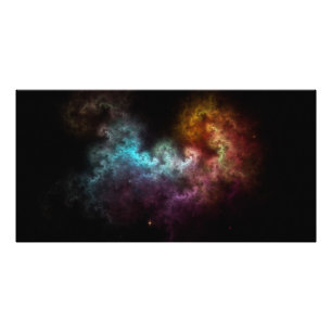 Impression Photo Squiggley Nebula Star Dust Cloud CRQENH