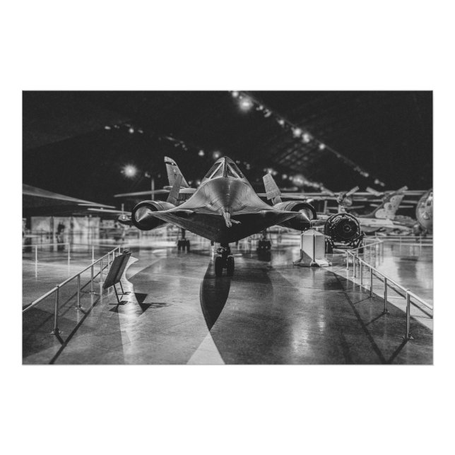 Impression Photo SR-71 Blackbird Dayton Air Force Museum - Imprimer (Devant)