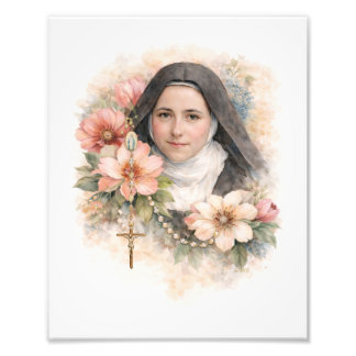Impression Photo St. Therese of Lisieux "Little Way" 