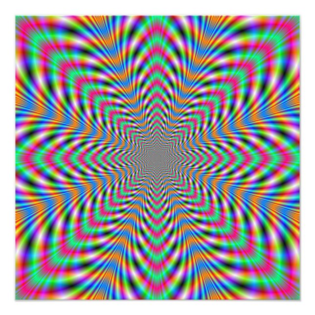 Impression Photo Star Psychedelic (Devant)