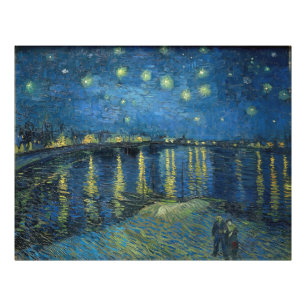 Impression Photo Starry Night Over the Rhone (1888) Vincent van Gog