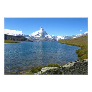 Impression Photo Stellisé, Alpes du Valais