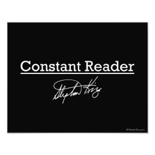 Impression Photo Stephen King, Lecteur assidu