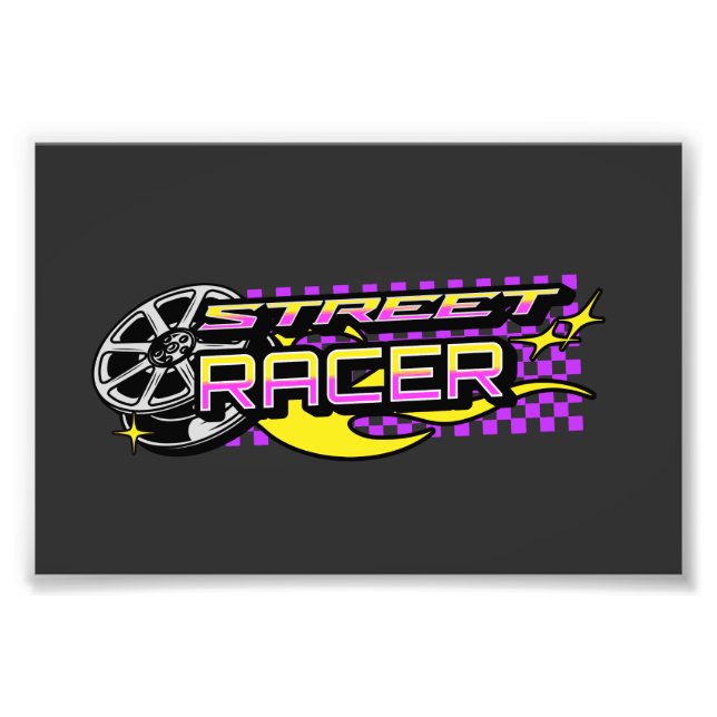 IMPRESSION PHOTO STREET RACERS BURNING WHEEL CLUB (Devant)