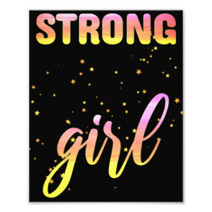 Impression Photo Strong Girl Pastel Star