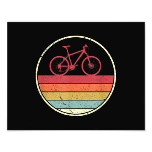 Impression Photo Style Rétro Cycliste