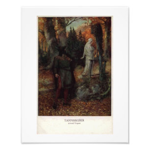 Impression Photo Style Vintage Wagner Opera Tannhauser