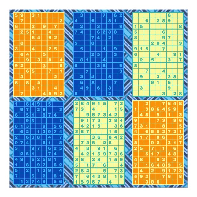 Impression Photo Sudoku Puzzles (Devant)