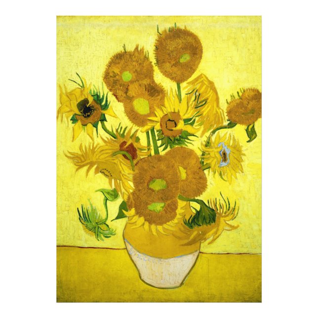 Impression Photo Sunflowers Vincent van Gogh (Devant)