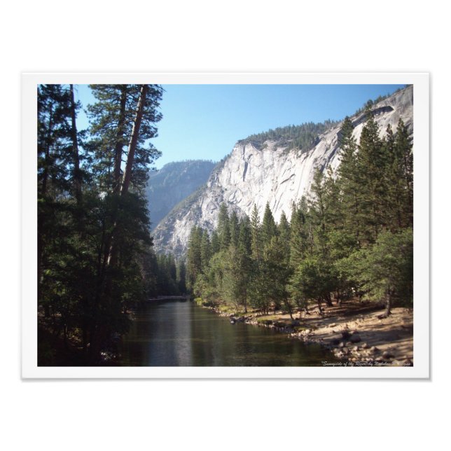 Impression Photo "Sunnyside of the River" Affiche de la vallée de Y (Devant)