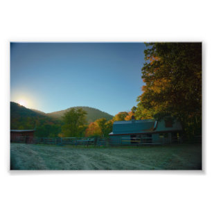 Impression Photo Sunrise Agricole