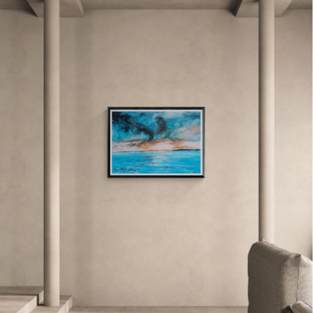 Impression Photo Sunrise Landscape Painting (Créateur téléchargé)