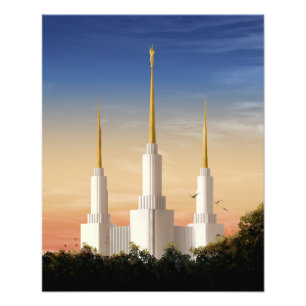 Impression Photo Sunset Temple Washington DC