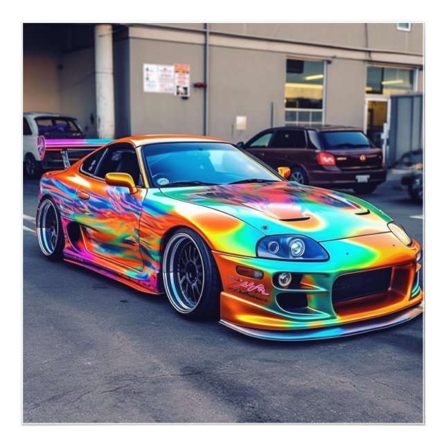 Impression Photo Supercars customisés : Couleurs et modifications e (Devant)