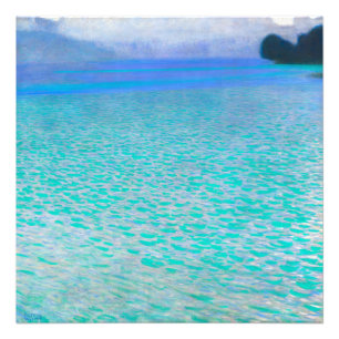 Impression Photo Sur le lac Attersee par Gustav Klimt