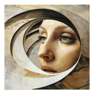 Impression Photo Surréalisme de femme abstraite
