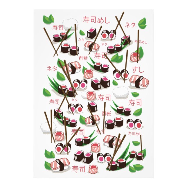 Impression Photo Sushi (Devant)