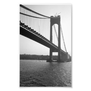 Impression Photo Suspension de Verrazano-Narrows Bridge New York 19