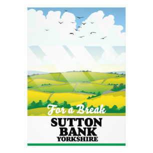 Impression Photo Sutton Bank yorkshire affiche voyage