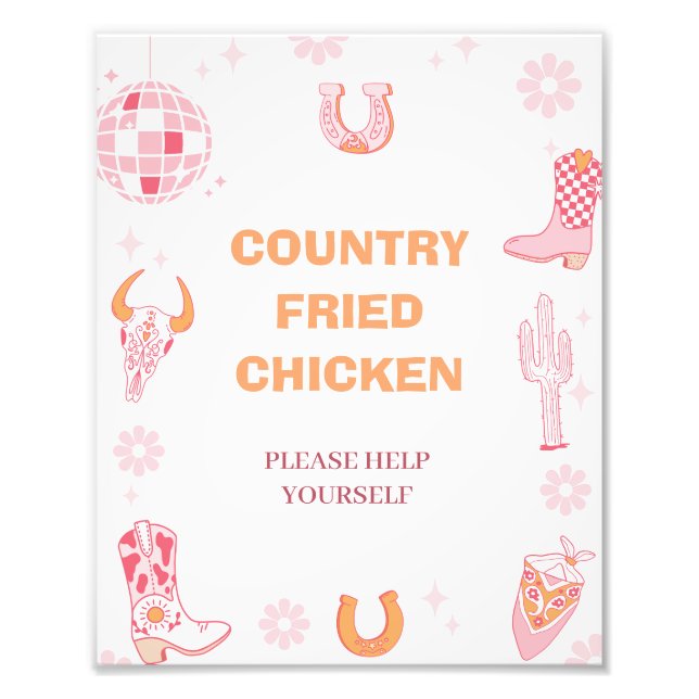 Impression Photo Symbole de la 1ère fête d'anniversaire des filles  (Devant)