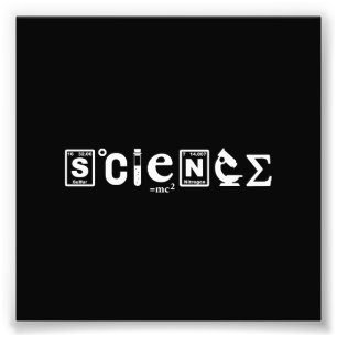 Impression Photo Symboles scientifiques