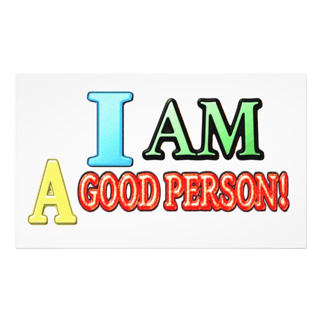Impression Photo Sympa Expression Design "BONNE PERSONNE" Acheter M (Devant)